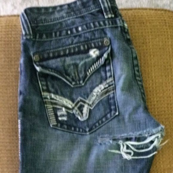 Affliction - 'COOPER Relaxed Boot' Jeans 34R - Picture 4 of 9